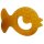 Beißtier "Beißring Fisch", 100% Naturkautschuk, zur Zahnfleischmassage des zahnenden Babys