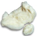 Fettwolle, hoher Lanolingehalt,  Schurwolle (kbT), 100g