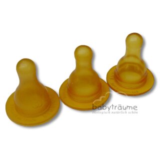 GOLDI Flaschensauger "Y" Naturform, ab 8 Monate, schmal, 2 Stück